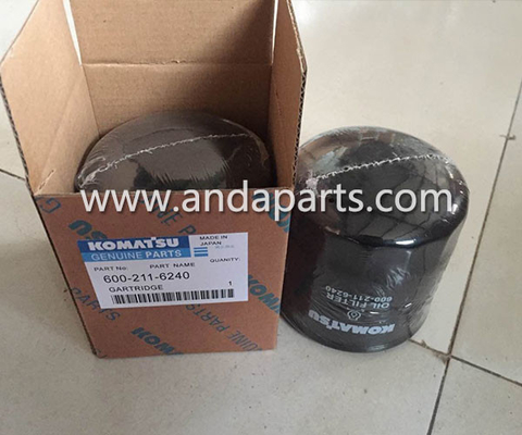 CHINA Filtro de aceite de buena calidad para Komatsu 600-211-6240 proveedor