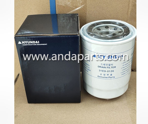CHINA Filtro de aceite hidráulico de buena calidad para Hyundai 31E9-0126 31E9-0126-A proveedor